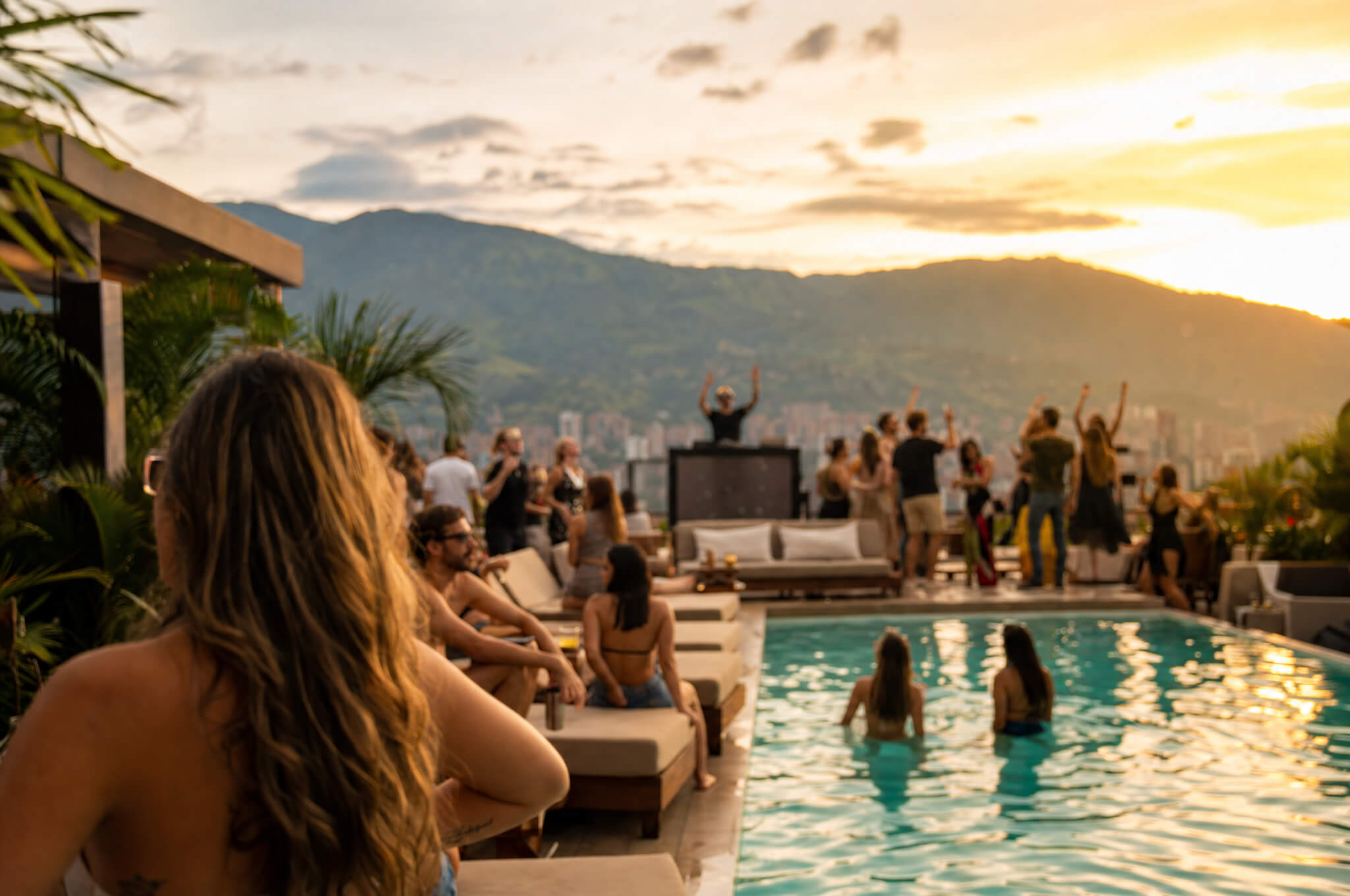 AFROSUNSET — Rooftop Pool Party at Envy event poster