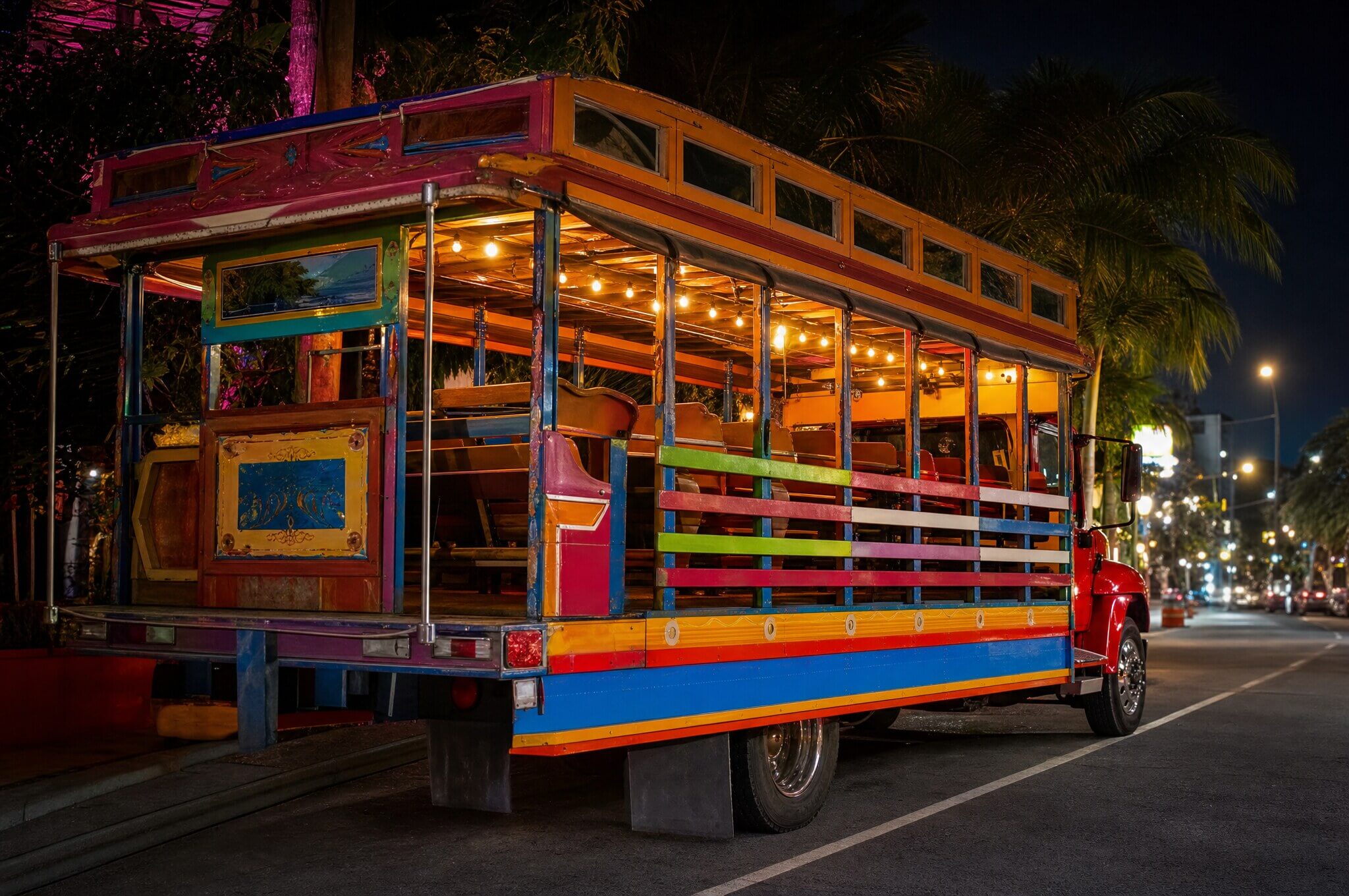 Chiva Party Bus with LiLO event poster
