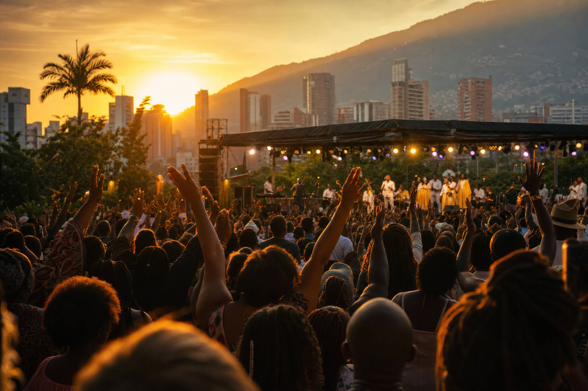 Gospel Park Medellín 2026 event poster