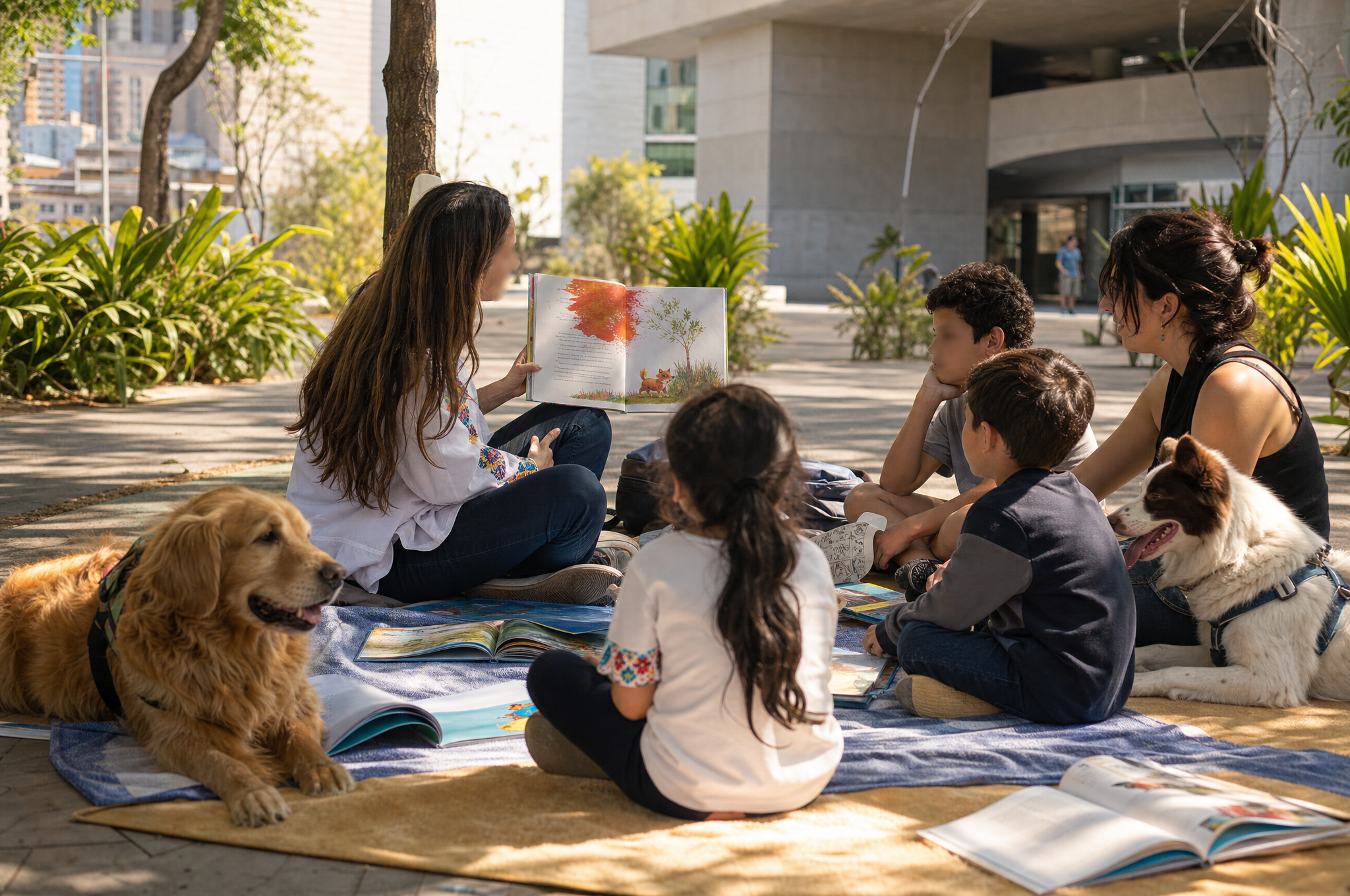 Hora del Cuento: Readings for Animals and Their Humans event poster