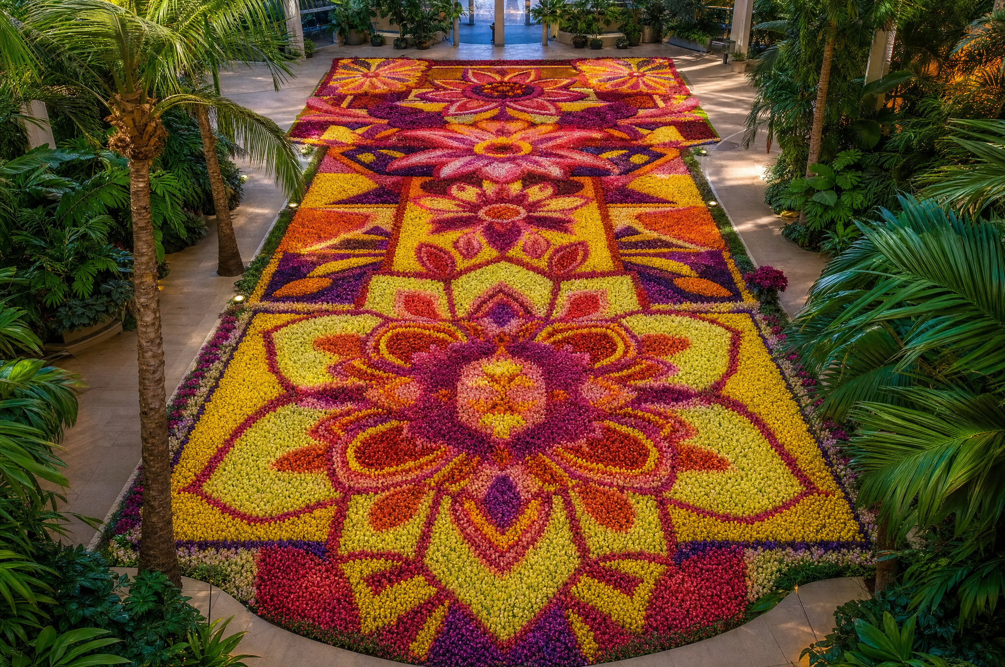 Tapete de Flores Santafé Medellín 2026 — Mundo de Flores event poster