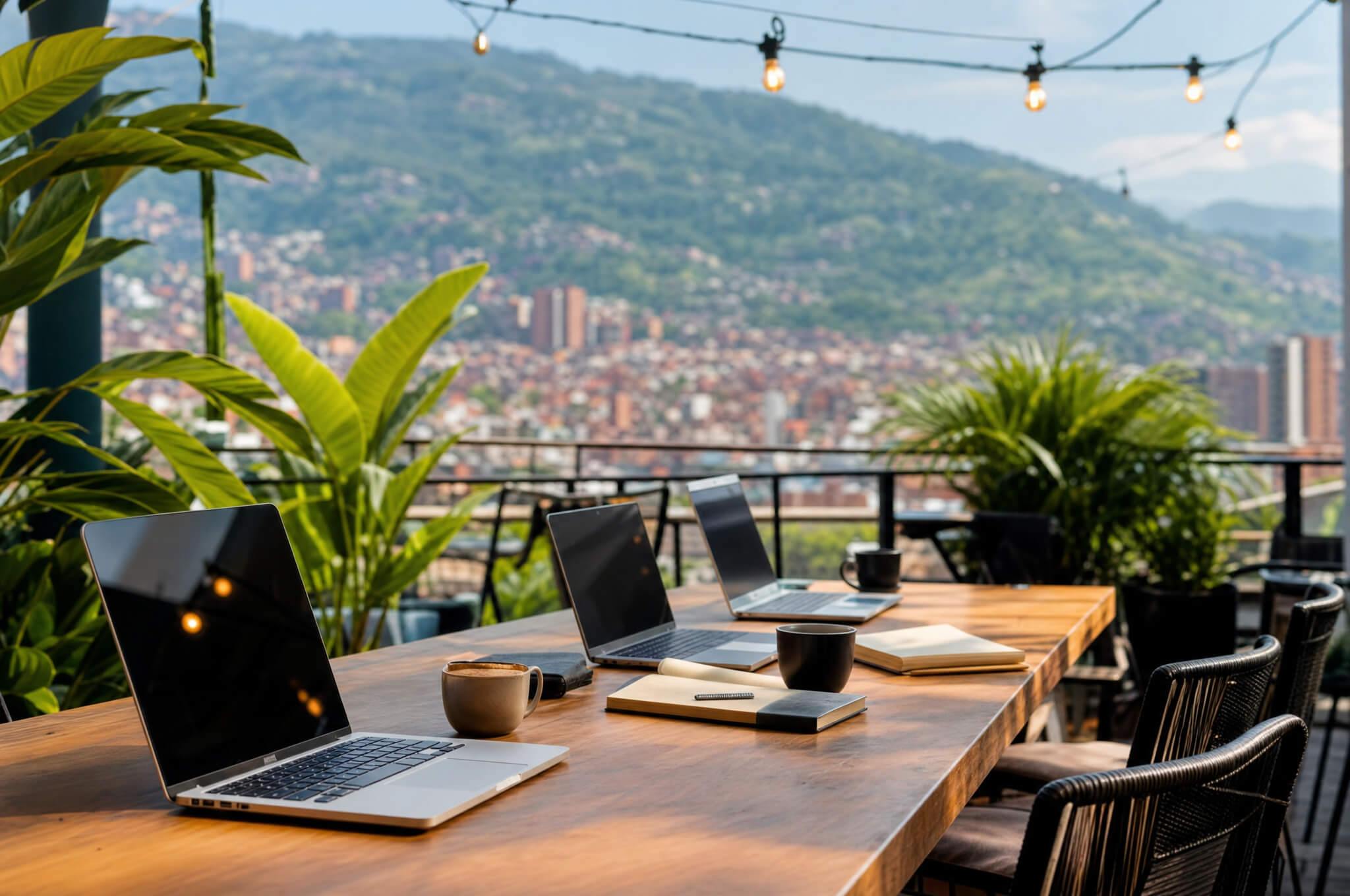 AI Medellín — Talks & Networking event poster
